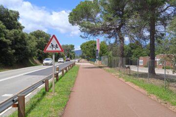 Visita al camí pedalable de la BV-1248 (Ctra. Matadepera-Sabadell)