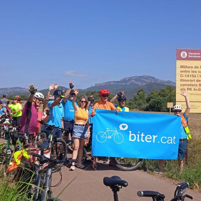 Hem inaugurat el nou camí pedalable de Matadepera a Sabadell