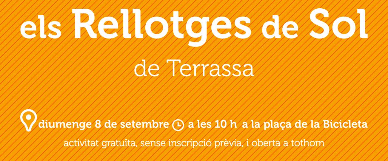 Diumenge 8 de setembre: Ruta amb bicicleta dels Rellotges de sol de Terrassa