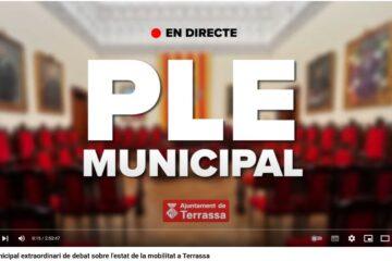 Intervenció de la presidenta del BiTer al Ple extraordinari de mobilitat de l’Ajuntament de Terrassa