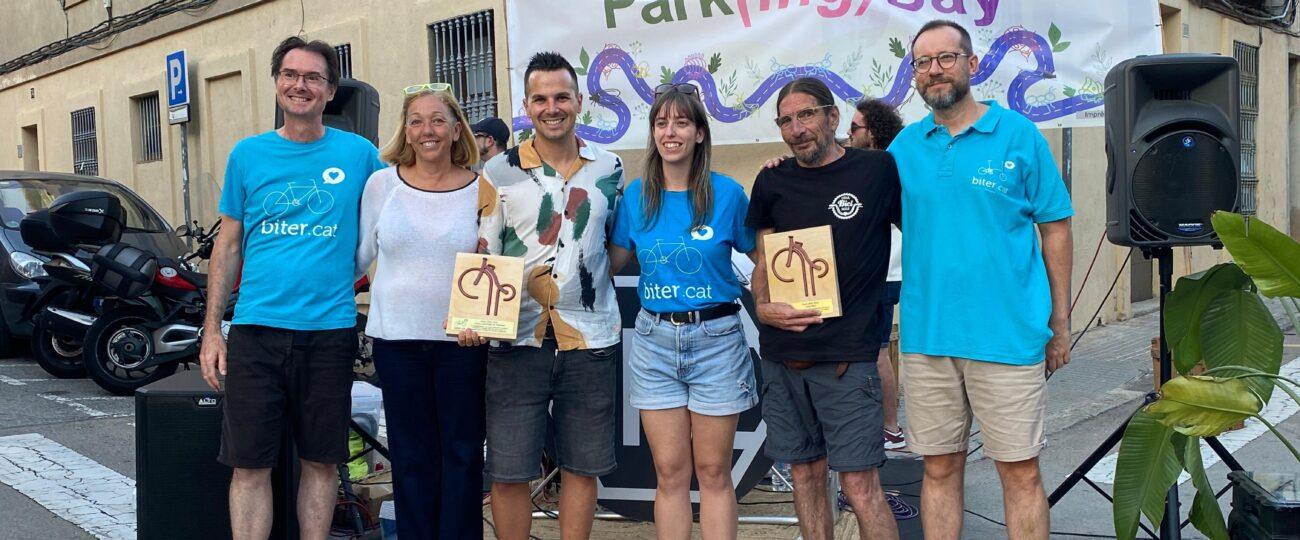 Entrega del Premi BiTer 2025 durant el Parking Day