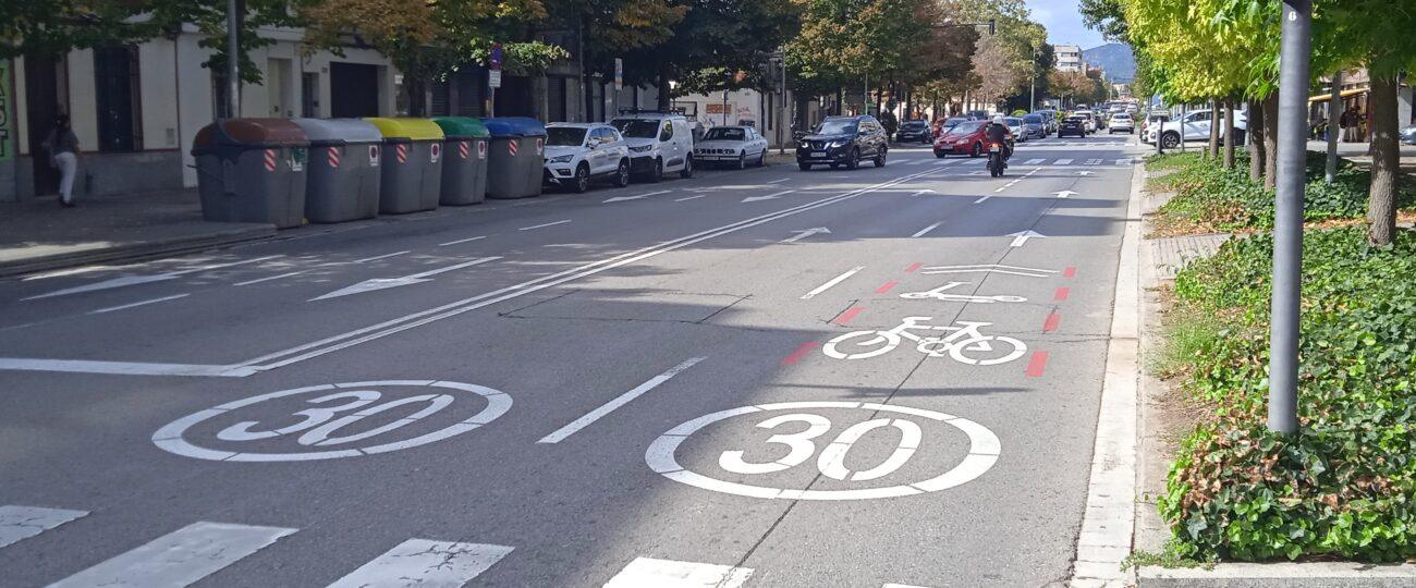 Així sí! Algunes millores en la senyalització del passeig Vint-i-dos de Juliol