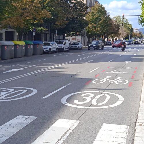 Així sí! Algunes millores en la senyalització del passeig Vint-i-dos de Juliol