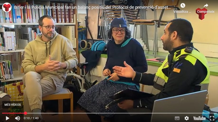 BiTer i la Policia Municipal fan un balanç positiu del Protocol de prevenció d’assetjament viari