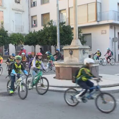 El Bicibús de Lanaspa compleix tres anys