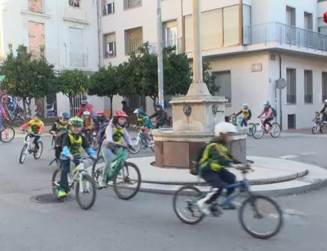 El Bicibús de Lanaspa compleix tres anys