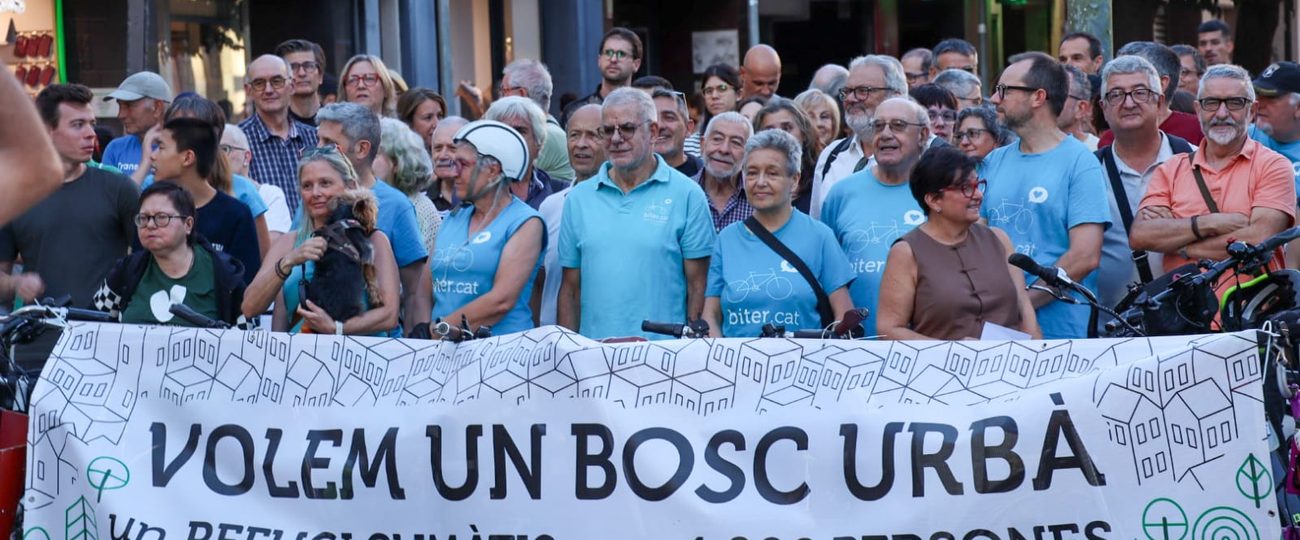 Clam popular per reclamar un «BOSC URBÀ REFUGI CLIMÀTIC» al portal de Sant Roc